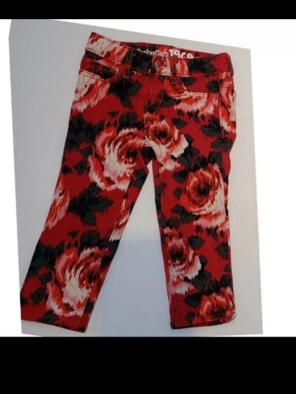 GAP Red and Black BabyGap 1969 Mini Skinny Jeans
